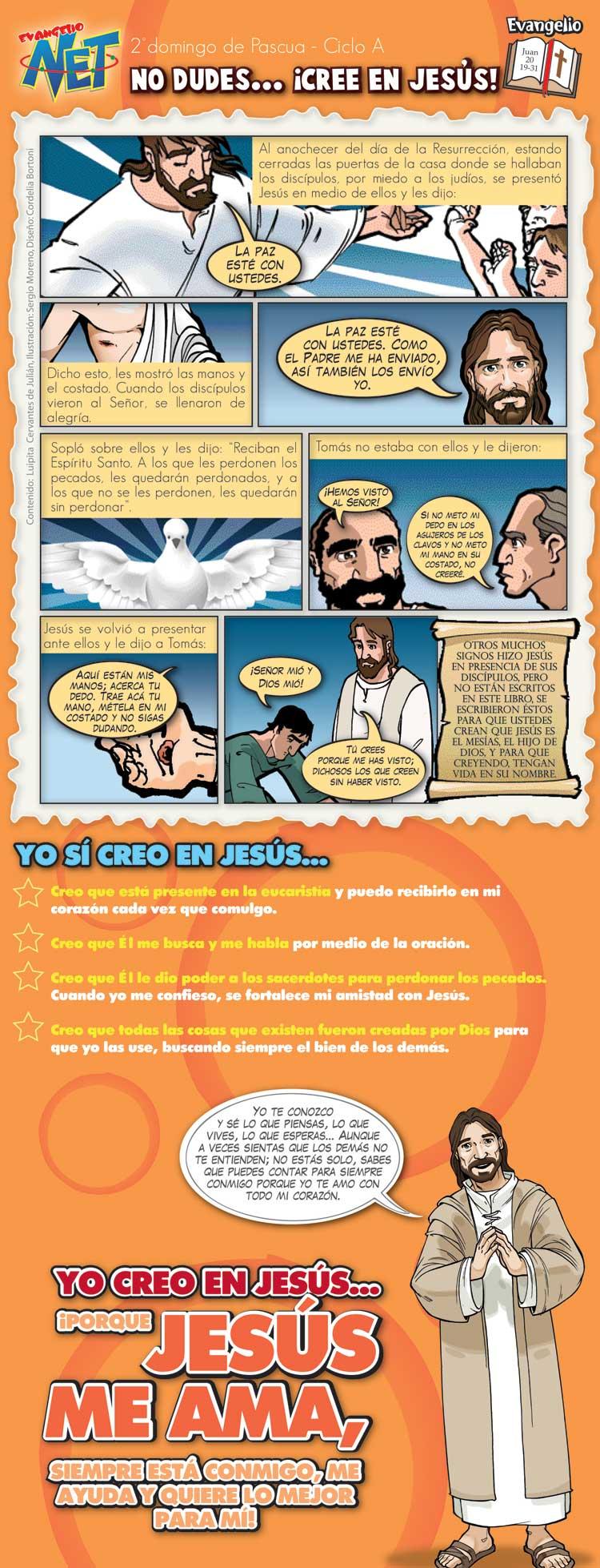 Evangelio Dominical: 01 Mayo del 2011 (Segundo domingo de Pascua)