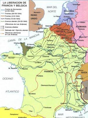 Del Desembarco de Normandía a la Liberación de París