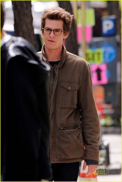 Fotos del rodaje de 'The Amazing Spider-Man' con Andrew Garfield y Emma Stone