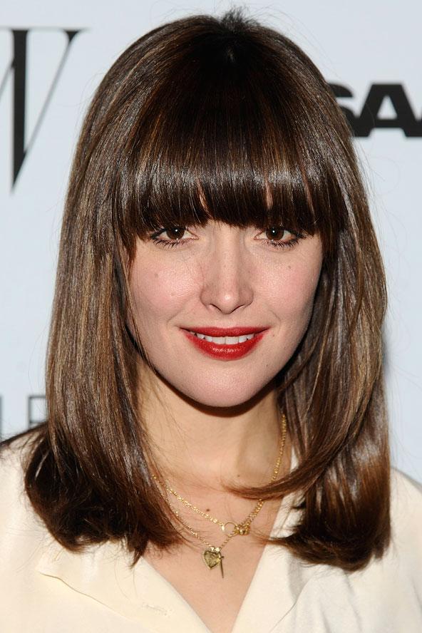 Rose Byrne’s heavy fringe - Celebrity hair and hairstyles