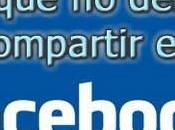 deberías compartir Facebook