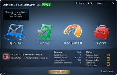 IObit Advanced SystemCare 4 GRATIS