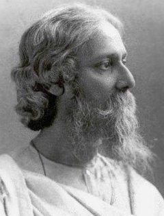 La estela de Rabindranath Tagore.