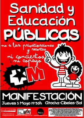 Soy Pública, por la Sanidad y la Educación.