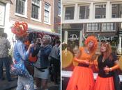 Queen's orange outfits