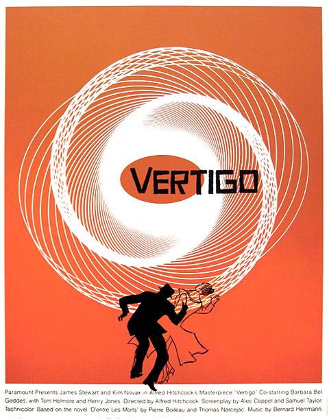 Saul Bass Vertigo special movie poster