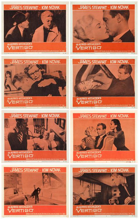 Saul Bass Vertigo lobby cards