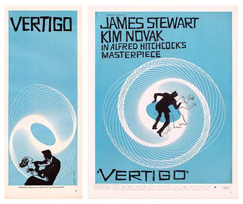 Saul Bass Vertigo magazine ads