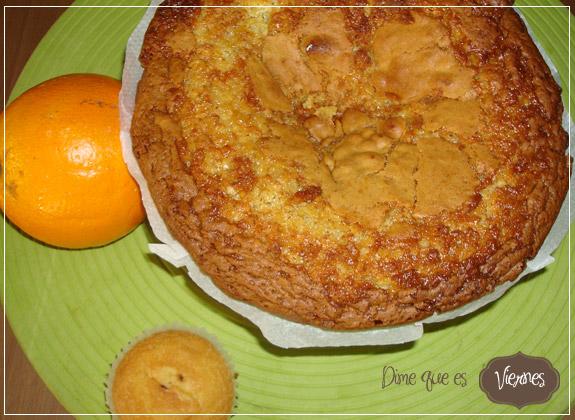 #MegaMagdalena   {de Naranja y chocolate blanco}