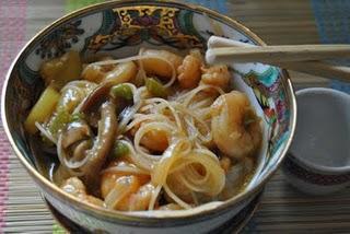 Fideos De Arroz Con Gambas Fideos De Arroz Con Gambas
