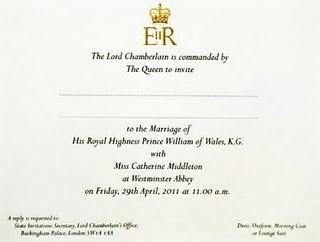 Royal Wedding report