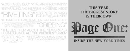 Trailer de Page One: Inside the New York Times
