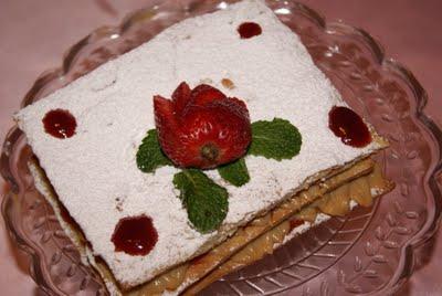 Pastelito Napolitano de Fresas