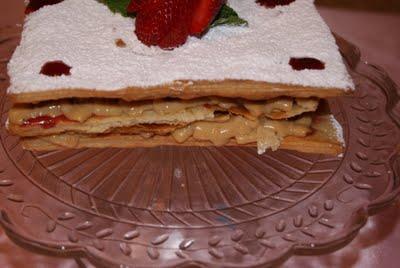 Pastelito Napolitano de Fresas