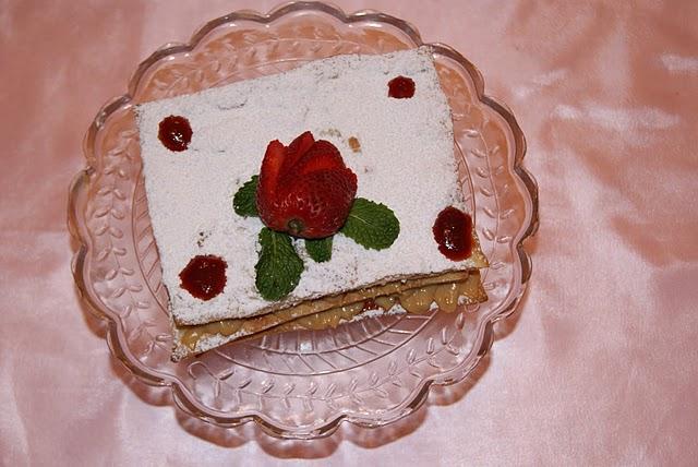 Pastelito Napolitano de Fresas