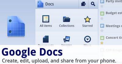 Google Docs, aplicación nativa disponible para Android