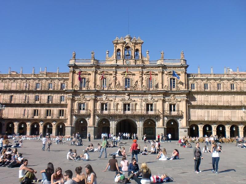 La Plaza Mayor/サラマンカのマジョール広場