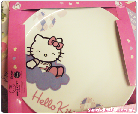 Set de vajilla de Hello Kitty