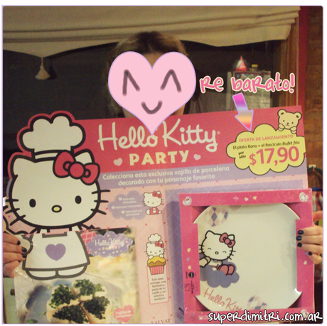 Set de vajilla de Hello Kitty