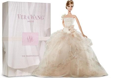 Barbie se viste con un diseño de Vera Wang