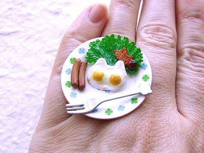 Comidas en miniatura + anillos= WIN!