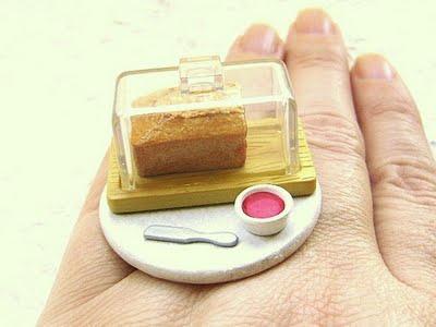 Comidas en miniatura + anillos= WIN!