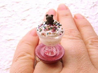 Comidas en miniatura + anillos= WIN!