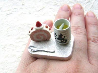 Comidas en miniatura + anillos= WIN!