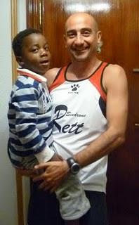 Yo también empujo el carro: Josele y María en la media maratón del Puerto de Sagunto