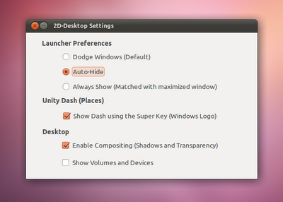 Gestionar facilmente Unity-2D (Ubuntu 11.04)
