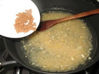 Pastel de arroz con berenjena