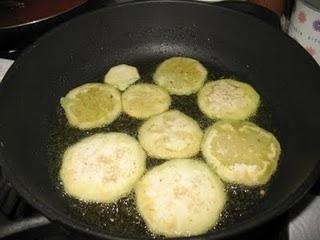 Pastel de arroz con berenjena