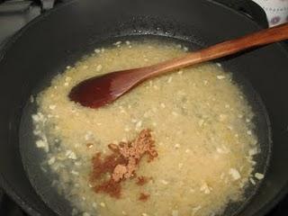 Pastel de arroz con berenjena