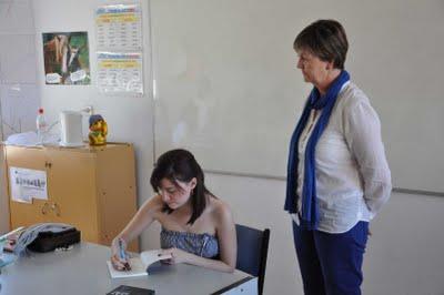 Ana Pomares en el Colegio El Limonar de El Palmar - Murcia