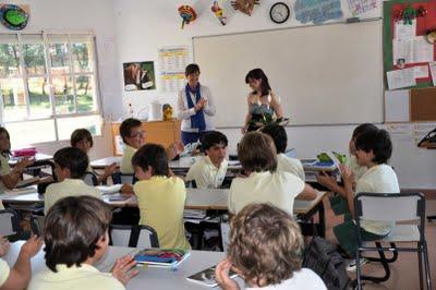 Ana Pomares en el Colegio El Limonar de El Palmar - Murcia