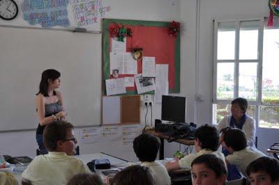 Ana Pomares en el Colegio El Limonar de El Palmar - Murcia