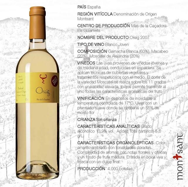 MAS DE LA CAÇADORA - DO. MONTSANT ( II FIRA DE VINS DE TORRELLES DE LLOBREGAT)