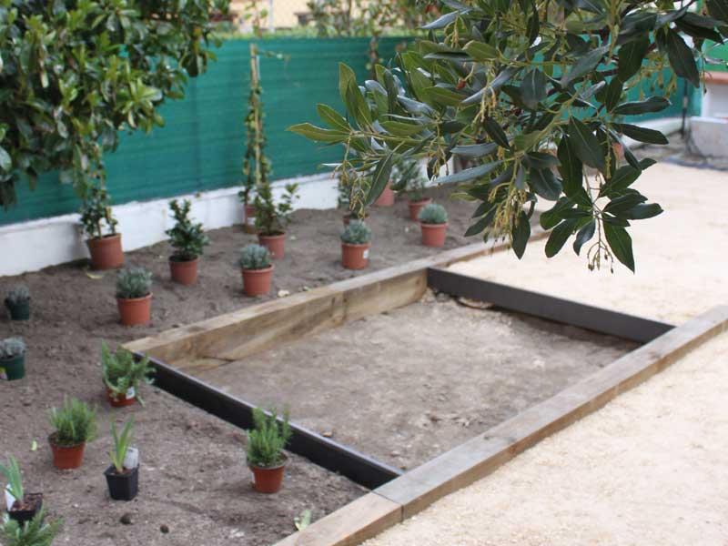 Jardín de mínimo mantenimiento