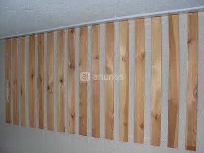 Tú Preguntas! ¿Hacer un cabecero con un somier de láminas?