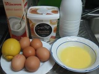 Tarta de leche al aroma de limón. Nuevo sorteo aceite de oliva con I Love Aceite