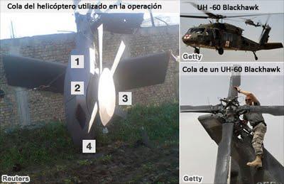 Helicópteros sorprendieron a Bin Laden