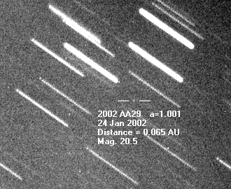 Cuasi-satélites que circundan la Tierra: 4.- Asteroide 2002 AA29