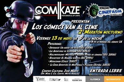 2° MARATON NOCTURNO: Los comics van al cine