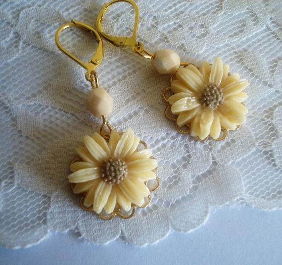 PENDIENTES SUNFLOWERS