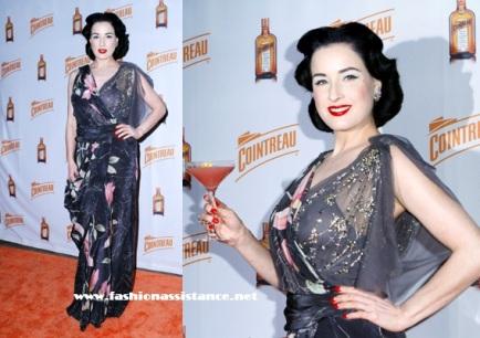 Dita Von Teese, de Coachella al show de Wendy Williams, pasando por la presentación del cóctel  Cointreau MargaDita