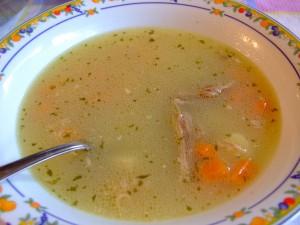 Sopa Valenciana de persimón