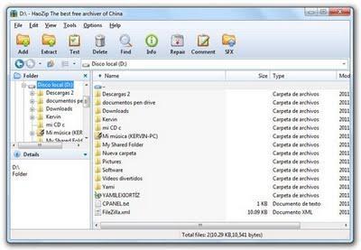Compresor y descompresor rápido gratuito para Windows 7