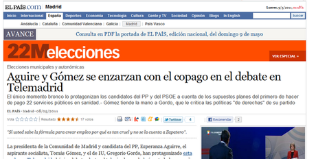 El copago como juguete electoral El copago como juguete electoral