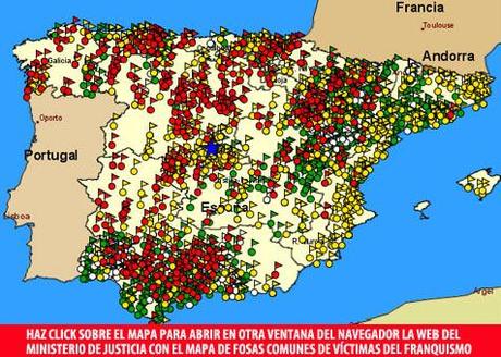 mapa fosas comunes web ministerio justicia