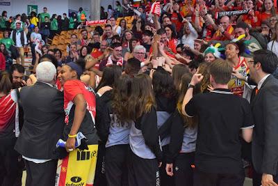 Galería de clics del Uni Girona-Cadí La Seu (semifinales de la Copa de la Reina de Vitoria)